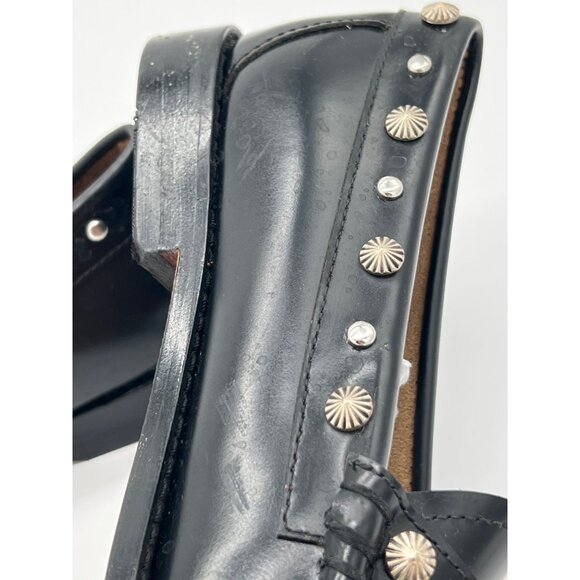 G.H. Bass Weejuns Womens Size 6M Black Studded Loafers Leather - Picture 12 of 12